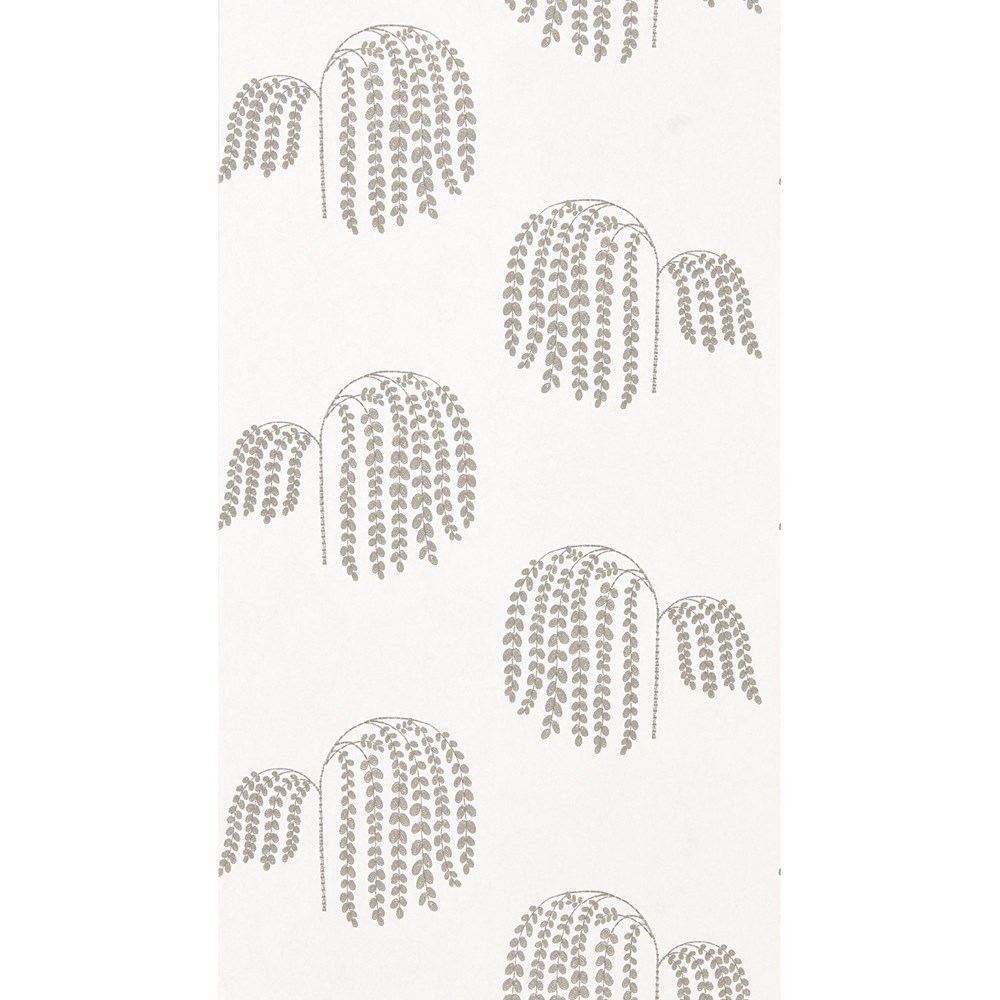 Bay Willow Wallpaper 216272 by Sanderson in Silver Grey